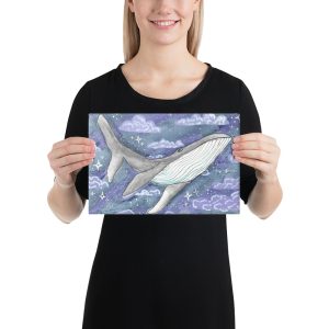 Whale of a Time on Canvas