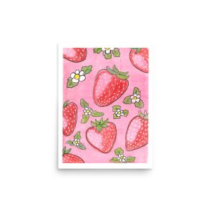 Strawberry Print