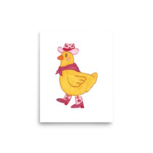 One Cluck Rodeo Print