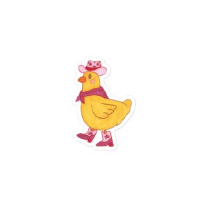 One Cluck Rodeo Sticker