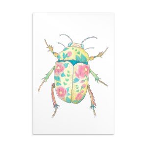 Floral Beetle Postcard