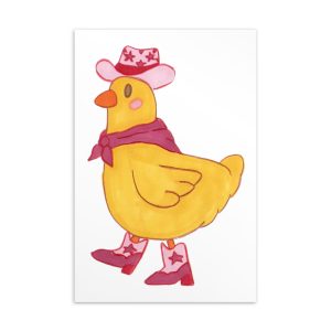 One Cluck Rodeo Postcard